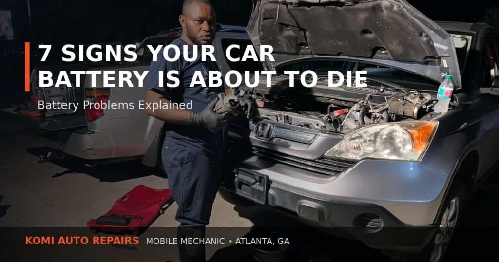 Car Battery Problems 7 Warning Signs Komi Auto Repairs